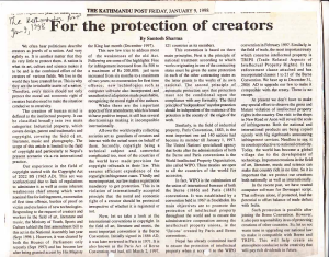 FOR THE PROTECTION OF CREATORS